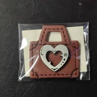 迪士尼 - 東京迪士尼仿皮飾物 心型行李箱紐扣 [平行進口]