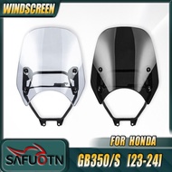 Windshield Windscreen For Honda GB 350 S 350S 2023 2024 Motorcycle Wind Screen Shield Deflector Acce