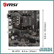JINDI เมนบอร์ด MSI AMD A520M PROรองรับ R5 R3 CPU Ryzen R7เมนบอร์ดซีรีส์5000 & 3000 AM4 M.2 NVME สองแ
