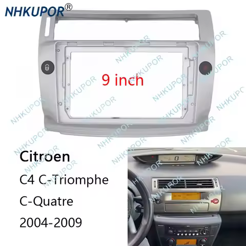 Car Radio Frame Kit For Citroen C4 C-Triomphe/C-Quatre Auto Stereo Dash Fascia Trim Bezel Faceplate