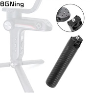 [Brilliant] คาร์บอนไฟเบอร์ Handle Gimbal Grip 1/4 "Cold Shoe Mount Adapter สำหรับ Zhiyun WEEBILL S L