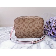 Coach 91677 Coach Signature Mini Camera Bag ผู้หญิง Crossbody กระเป๋ากล้องขนาดเล็ก