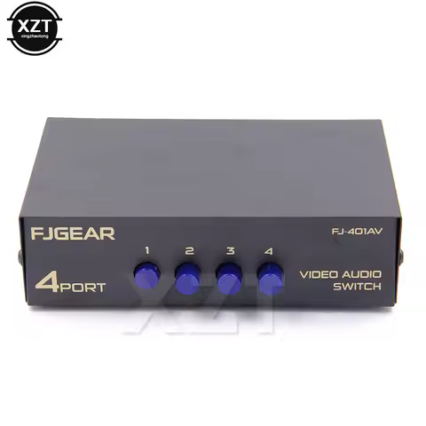 New 2/4/8 Ports AV RCA Audio Video Switch AV Signal RCA Composite Splitter Selector for STB TV DVD P