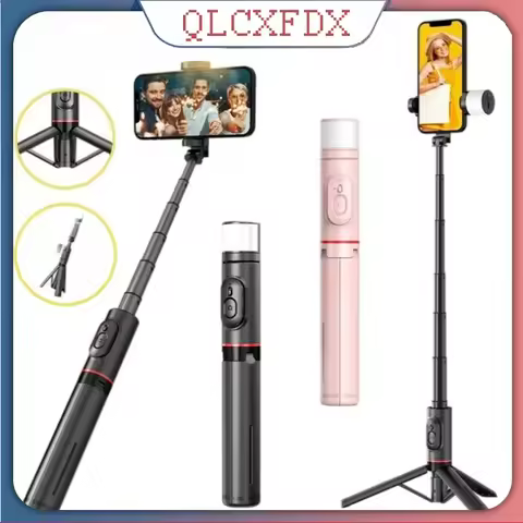 Bluetooth Selfie Stick Foldable Wireless Tripod with Bluetooth Shutter Monopod Live Photograph for i