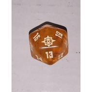 Oversized Spindown Dice D20 The Lost Caverns of Ixalan MTG Gift Bundle Orange