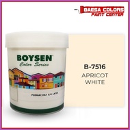 ☇◑ ✈ ◐ BOYSEN PERMACOAT LATEX PAINT COLOR SERIES APRICOT WHITE (B-7516)