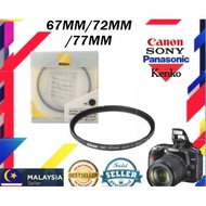 READY STOCK  Nikon UV Neutral Colour NC Filter 67MM 72MM 77MM Camera Lens UV Filter  Kamera Nikon Fi