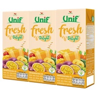 ยูนิฟ เฟรช ดีไลท์ น้ำผักผลไม้รวมผสมเสาวรส40% ขนาด 180ml UNIF FRESH DELIGHT PASSION FRUIT MIXED VEGGI