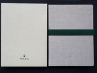 Rolex Journal Set (case, metal ball pen) 筆記本套裝 (盒，金屬筆）18.5x21.5x2.2cm