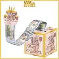 IFFIN Birthday Pull-Out Money Gift Box,  Party with Card Money Roll Gift Box,  Gift 16th/18th Intera