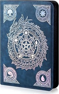 Trading card binder,Ringless Zip laser foiling Binder,540 Double Sided Pocket Collectible Trading Ca