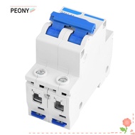 PEONYSG 2P Circuit Breaker, DZ47-63 25A/40A/50A/63A Circuit Breaker, Durable 2P 400V AC Miniature Ci
