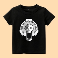 Children's t-shirt scp 096 shy guy character