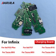 USB Charging Board Port Connector Flex Cable For Infinix Itel P33 Plus P37 Tecno B1G BD2 BD3 CA6 CA7