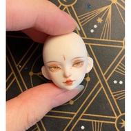 QUEEN Ancient female face modeling clay face doll chibi bjd figure clear silicone