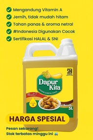 Dapur Kita Minyak Goreng 5 Liter / Minyak Goreng Murah 1 liter / Minyak Goreng 2 liter / Minyak Gore