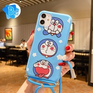 BARU Ss159 Case Slingcase Lanyard Doraemon Vivo Y83 Y20 Y12s Y20s Y30