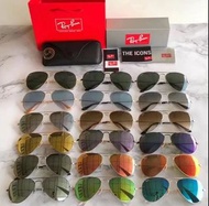 ray ban aviator Lenses rayban rb3025 Made in Italy 58/62mm