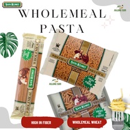 San Remo Wholemeal Pasta 100% Durum Wheat Semolina Non GMO Penne Spirals Spaghetti Tinggi Serat