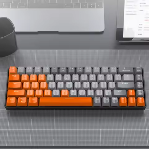 Ziyoulang K68 68 Keys Bluetooth Wireless Dual-Mode Mechanical Keyboard Customized Color Matching Hot