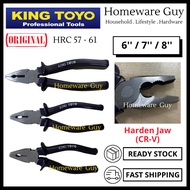 (KING TOYO 6''/7''/8'') Combination Plier Playar Diagonal Plier Playar Gabung Mulut Buaya