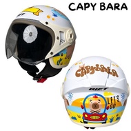 J.Steady - GIFT Children's Helmet Cartoon Character CAPY BARA Motif Latest SNI Age 2345678 Year of t