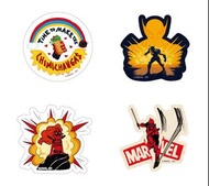 日本限定一番賞H賞 Happyくじ / MARVEL 死侍與狼人 DEADPOOL & WOLVERINE 貼紙套裝
