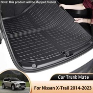 for Nissan X-Trail X Trail Rogue T32 T33 2014~2023 Rear Mat Waterproof Protective Liner Trunk Tray F