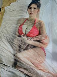 謝薇安 寫真毛毯 限量 絕版
