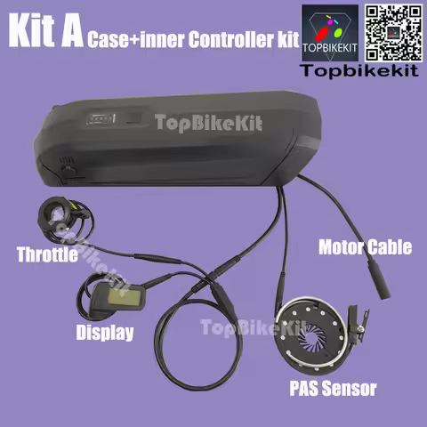 Ebike Hailong Battery Case+Inner Controller KT 15A 6 Mosfers 36V / 48V 250W-350W +KT Display+KT PAS+