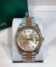 👑[現貨]🔥🔥Rolex Datejust 勞力士日誌系列 m126333-0012 金面鑽 表徑41mm 自動機械 2018年保卡 rolex/rolex submariner/rolex dayt