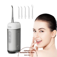 CYMX Water Jet Floss, 3 Modes 200ml  Water Flosser,  USB Rechargeable Gum Care 5 Jet Tip Teeth Clean