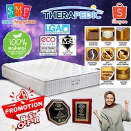Therapedic Posture Support Series 12 Inch Chiropractic Spring & Latex Topping Mattress (10 Years War