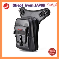 Henly Begins Daytona Bike Leg Bag 1.5L Tarpaulin Bottle-Compatible 3-Compartment Holster Bag 3 DH-73