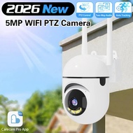 Mini 5MP WiFi Camera Home PTZ IP Camera Two-Way Audio Wireless Surveillance Camera Auto Home Trackin