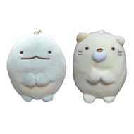 San-x Sumikko Gurashi Tokage Lizard &amp; Neko Cat Keychain Bag Charm Plush Gift Toy