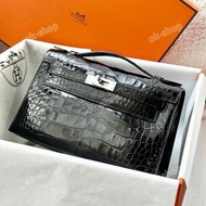 全手縫💯Hermes mini Kelly 一代 美洲鱷