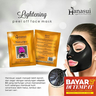 MASKER WAJAH HANASUI NATURGO BPOM  100% 1 BOX ISI 10 SACHET