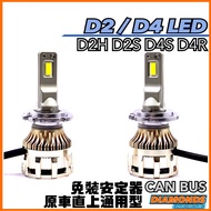 D2H LED| D2S/D2R/D4S/D4R Original Car Straight Up Free Ballast D2S D2C D4S D4C HID Headlight Upgrade