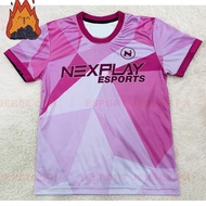 NXP NEXPLAY ESPORT JERSEY PINK T-Shirt Full Sublimation 3D T-Shirt Summer Short Sleeve Tee