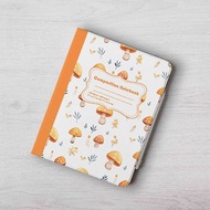 蘑菇 Notebook 款 客製 iPad殼筆槽翻蓋式保護套Air 5 mini 6 Pro