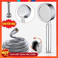 Sen tắm đầu vòi hoa sen tăng áp tặng đầu vòi rửa 2 chế độ nước VHS08-DV02