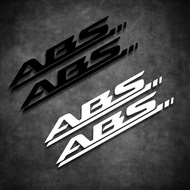 Abs Sticker Motorcycle Modified Car Locomotive Small Pedal Unique Decal Waterproof Reflective Sticker