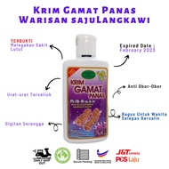 Krim Gamat Panas Warisan Salju Langkawi Original 150G Ubat Sakit Lutut Krim Kebas Kaki Tangan Ubat G