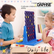 DAPHNE Three-dimensional Chess Set, Chess Toy Four in A Row Chess Three-dimensional Chess Game,  Early Education Toy Rotating Interactive Tabletop Chess Toys