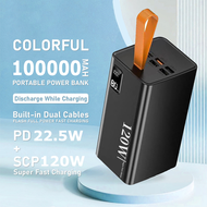 Witte power bank original asli 100000mAh pengisian cepat power bank Acome