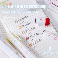 ECYOU Seal Pen, Multi-Head Detachable Arrival Cute To Do List Journal Stamp,  Portable Stamp Mark Sc
