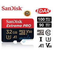 Sandisk Extreme Pro 100MB/S Micro D U3 4K Memory Card (32GB)