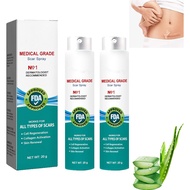 Scar Remove，Scar Remove Medical Grade Scar Spray，Etuih Scar Removal Spray，Acne Scar Treatment for Fa