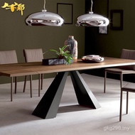 Designer Nordic Style Table Character Leg Unique Desk Coffee Table Creative Solid Wood loft Dining T